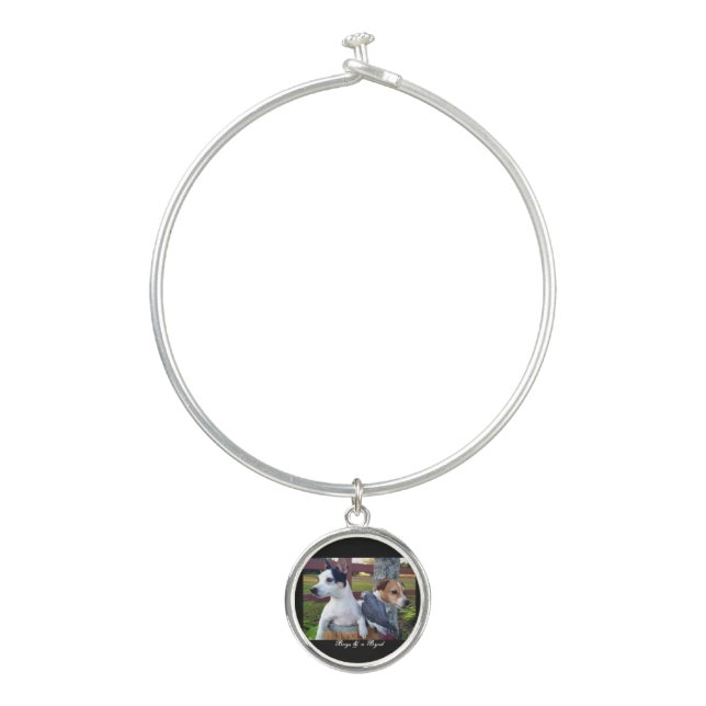 Personalized photo charm bracelet (Front)