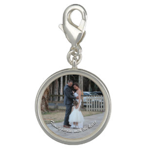 personalized photo charm bracelet