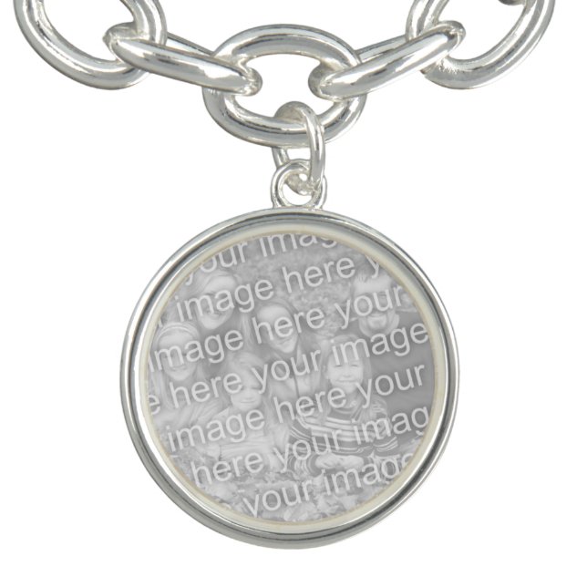Personalized photo charm bracelet with picture (Design)