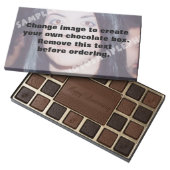 Personalized photo chocolate box. Make your own! (Opened)