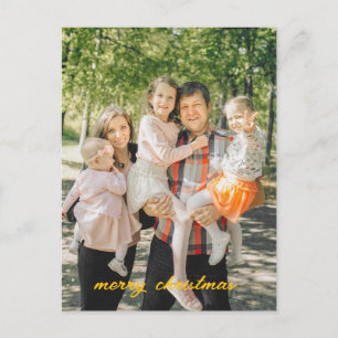 Personalized Photo Christmas Card – Custom Holiday