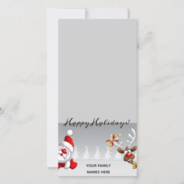 Personalized photo Christmas cards (Front)