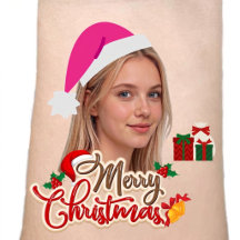 Personalized Photo Christmas Custom Santa Hat