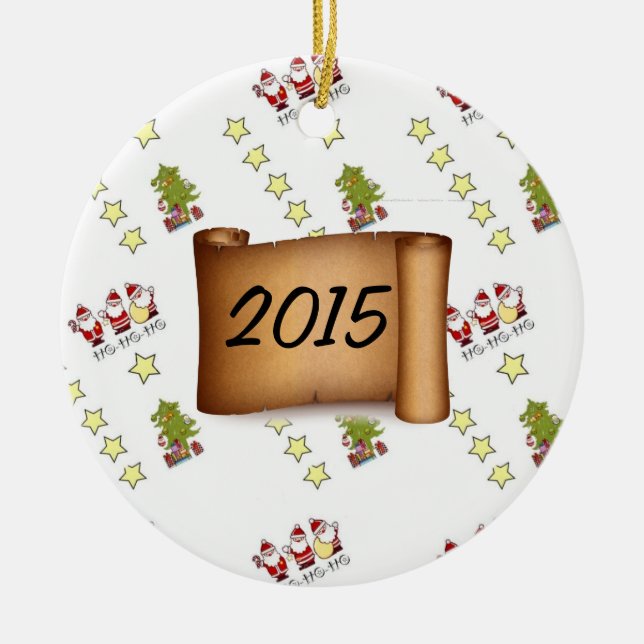 Personalized Photo Christmas Ornament Template (Front)