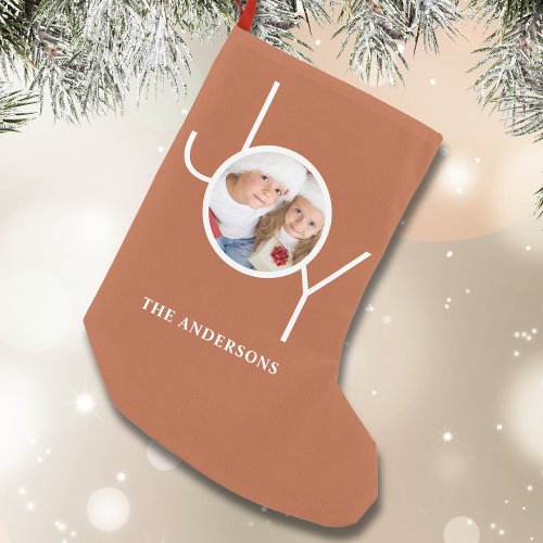 Personalized Photo Christmas Small Christmas Stocking