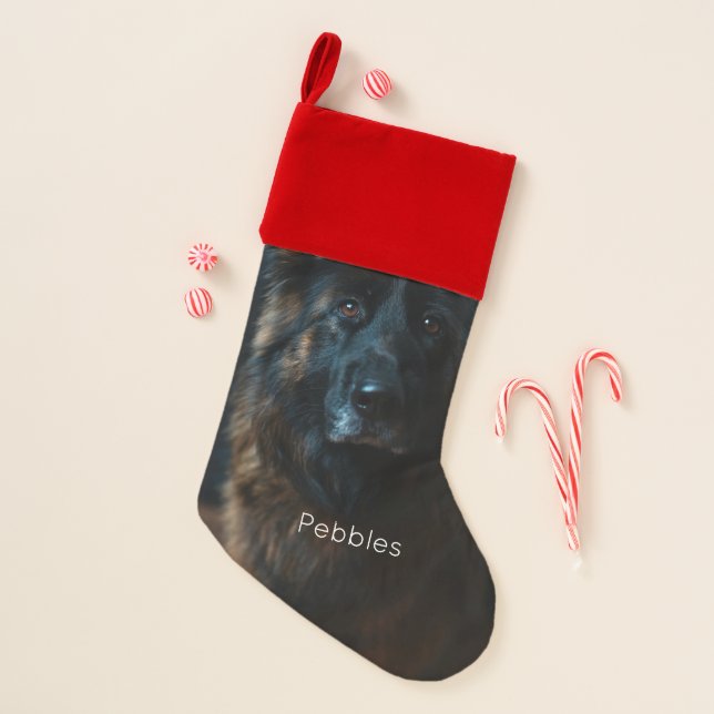 Personalized Photo Christmas Stocking (Front)