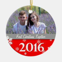 Personalized Photo Christmas Tree Ornament 2016