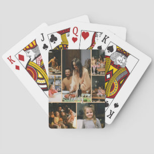 Personalized Photo Cllage Playing Cards