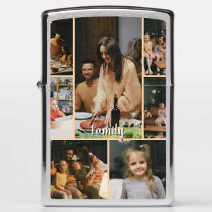 Personalized Photo Cllage  Zippo Lighter