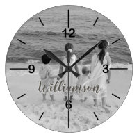 Personalized Photo Clock Customized with Name