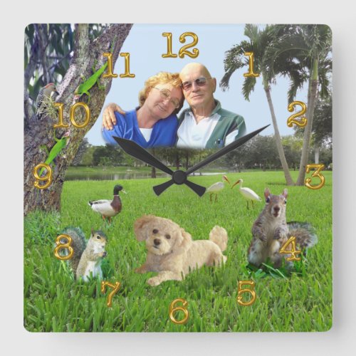 Personalized PHOTO Clocks Your Photo and Pet