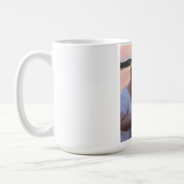Personalized photo coffee mug (Left)