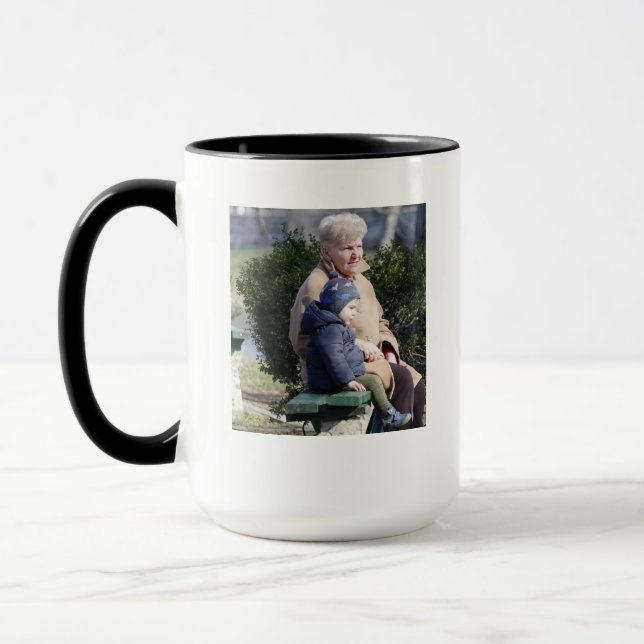 Personalized Photo Coffee Mug Birthday Gift, Custo (Left)