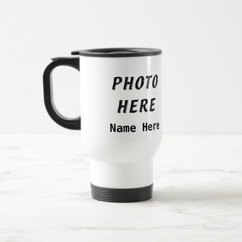 Personalized Photo Coffee Travel Mugs