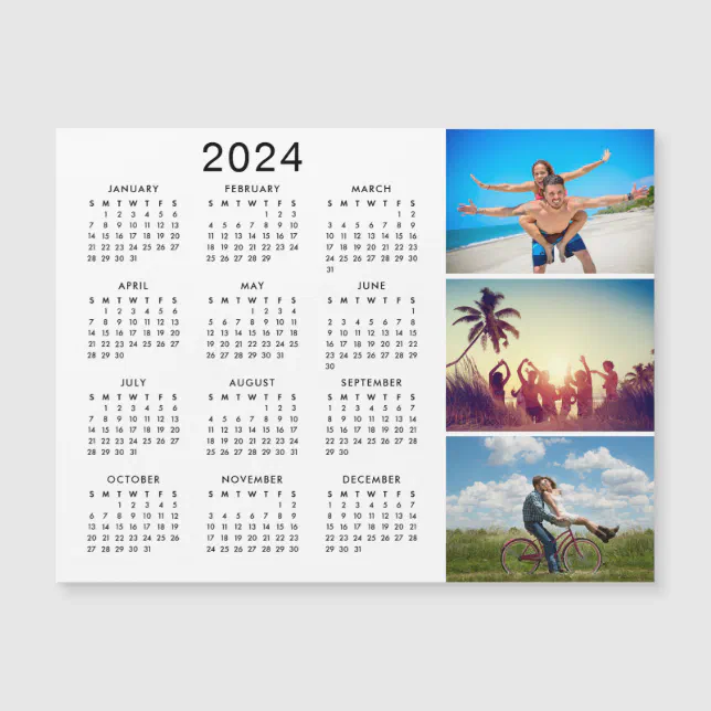 Personalized Photo Collage 2024 Calendar Magnet Zazzle   Personalized Photo Collage 2024 Calendar Magnet Ree9a77422df14bc4895e40457749c312 B8hn9 644.webp