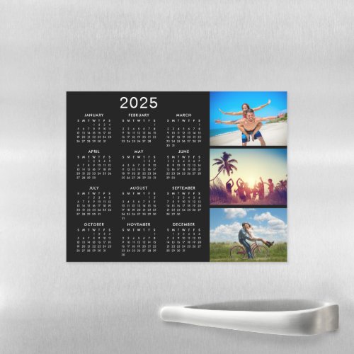 Personalized Photo Collage 2025 Calendar Magnetic Dry Erase Sheet