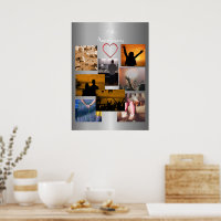 Personalized Photo Collage 25th Anniversary