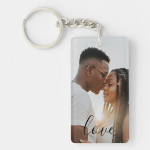 Personalized Photo Collage and Text Keychain