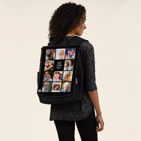 Personalized Photo Collage Backpack