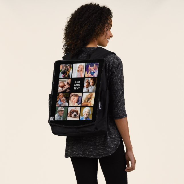 Personalized Photo Collage Backpack (Worn)
