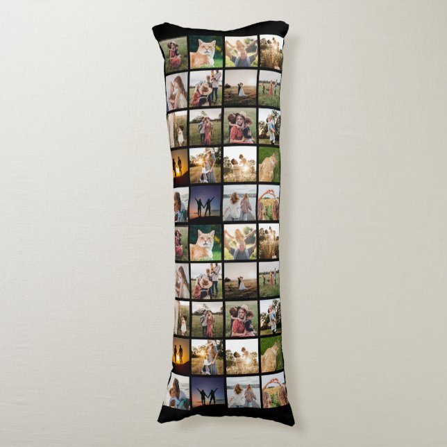 Personalized Photo Collage Body Pillow (Front Vertical)
