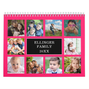 Personalized Photo Collage Calendar