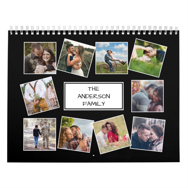 Personalized Photo Collage Calendar (Cover)