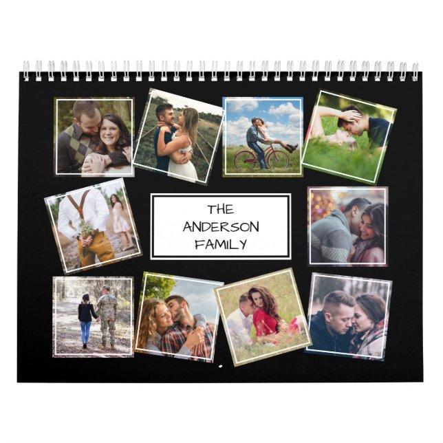Personalized Photo Collage Calendar (Cover)
