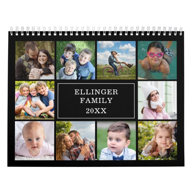 Personalized Photo Collage Calendar (Cover)