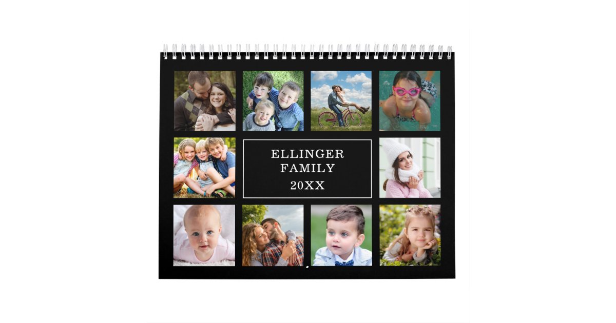 Personalized Photo Collage Calendar | Zazzle