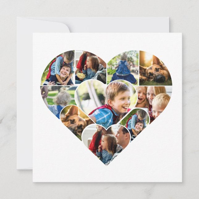 Personalized Photo Collage Cards For Any Occasion (Front)