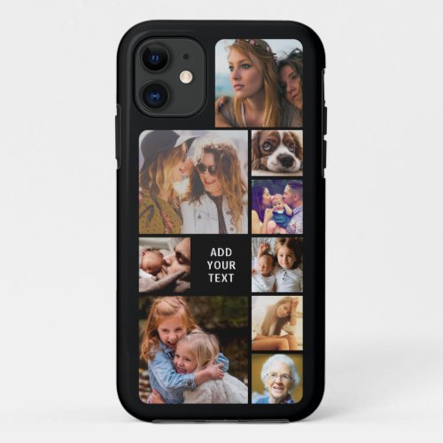 Personalized Photo Collage iPhone 11 Case