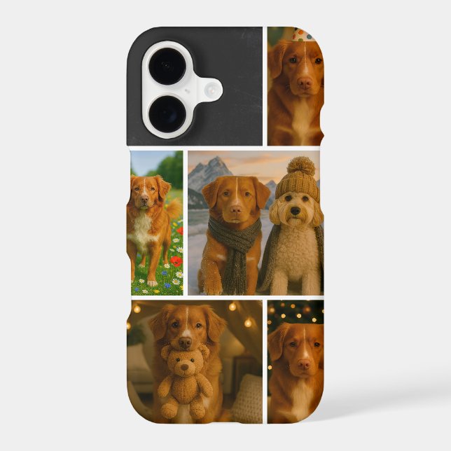 Personalized Photo Collage Case-Mate iPhone Case (Back)