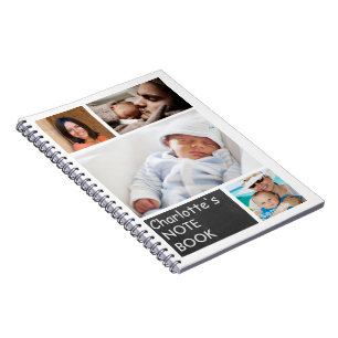 Personalized Photo Collage Custom DIY Notebook