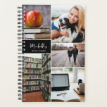 Personalized Photo Collage custom Monthly planner<br><div class="desc">Stay organized and inspired with the Personalized Photo Collage custom Monthly planner. This planner allows you to add a personal touch by customizing the front cover with your own photos and name, creating a truly unique and meaningful planner. The photo collage feature lets you showcase your favorite memories and moments...</div>