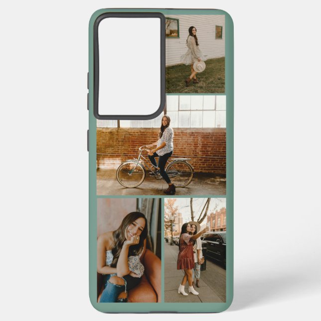 Personalized Photo Collage Custom  Samsung Galaxy Case (Back)