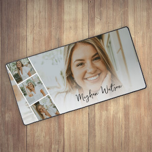 Personalized Photo Collage Desk Mat