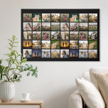 Personalized Photo Collage Faux Canvas Print<br><div class="desc">Create Your Own Personalized Photo Collage Faux Canvas Print</div>