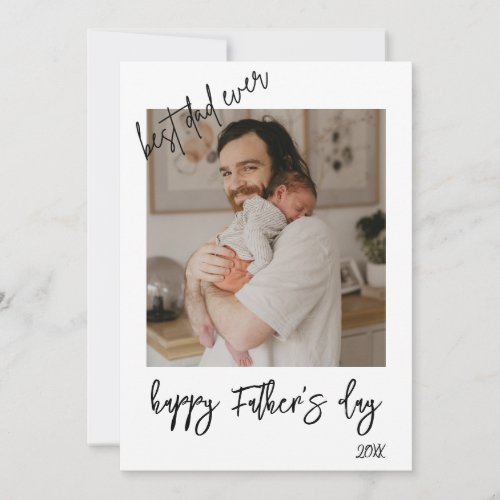 Personalized Photo Collage First Fathers Day Invitation