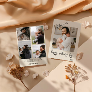 Personalized Photo Collage First Father's Day Invitation