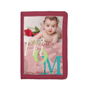 Personalized Photo Collage For Her Trifold Wallet
