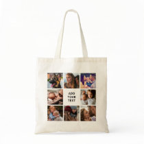 Personalized Photo Collage Friends Family Tote Bag Personalized Photo Collage Friends Family Tote Bag
