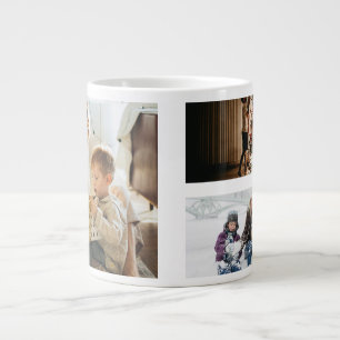 Personalized Photo Collage Giant Coffee Mug