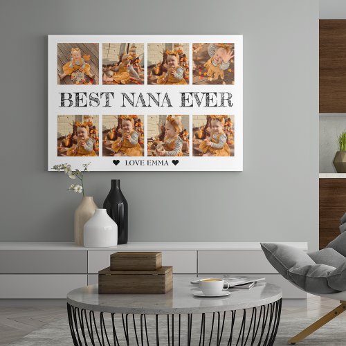 Personalized Photo Collage Gift Best Nana Ever Acrylic Print