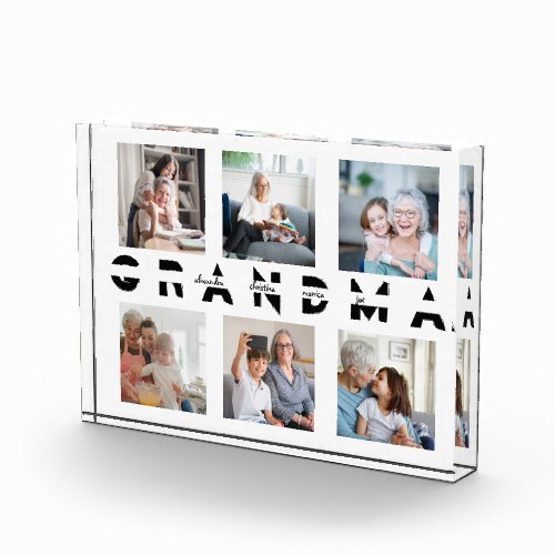 Personalized Photo Collage Gift for Grandma