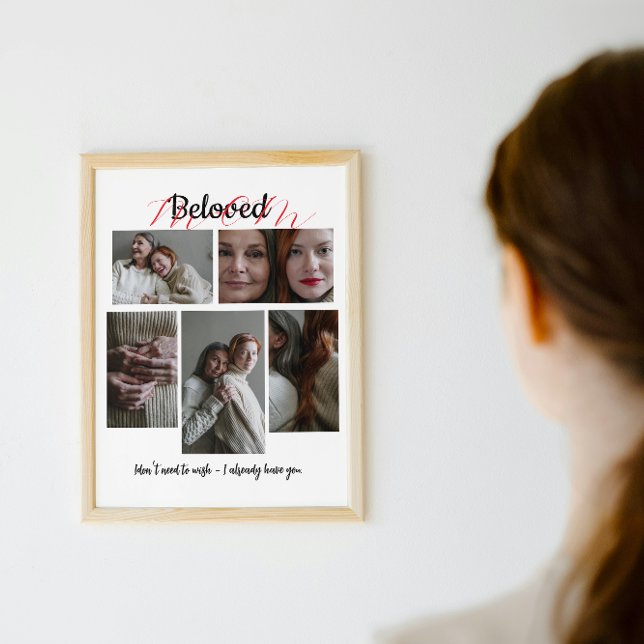 Personalized Photo Collage Gift for Mom Acrylic Sign (Creator Uploaded)