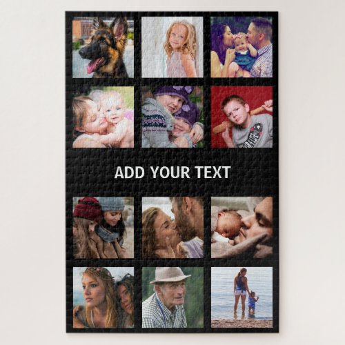 Personalized Photo Collage Jigsaw Puzzle