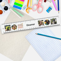 Personalized Photo Collage Kids Create Your Own Ruler