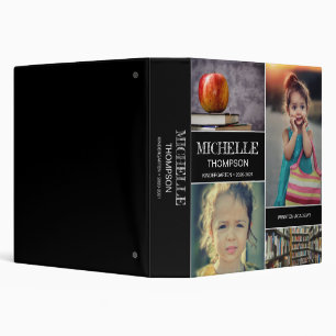Personalized Photo Collage Kindergarten Graduate 3 Ring Binder