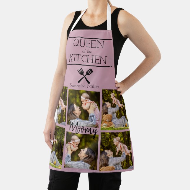 Personalized Photo Collage Kitchen Apron (Insitu)